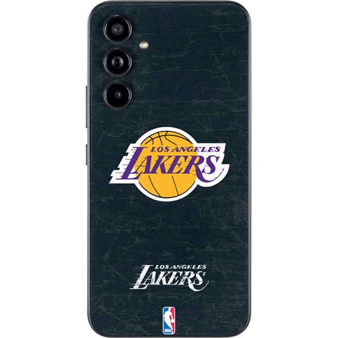NBA Los Angeles Lakers Black Primary Logo Galaxy A54 5G Skin